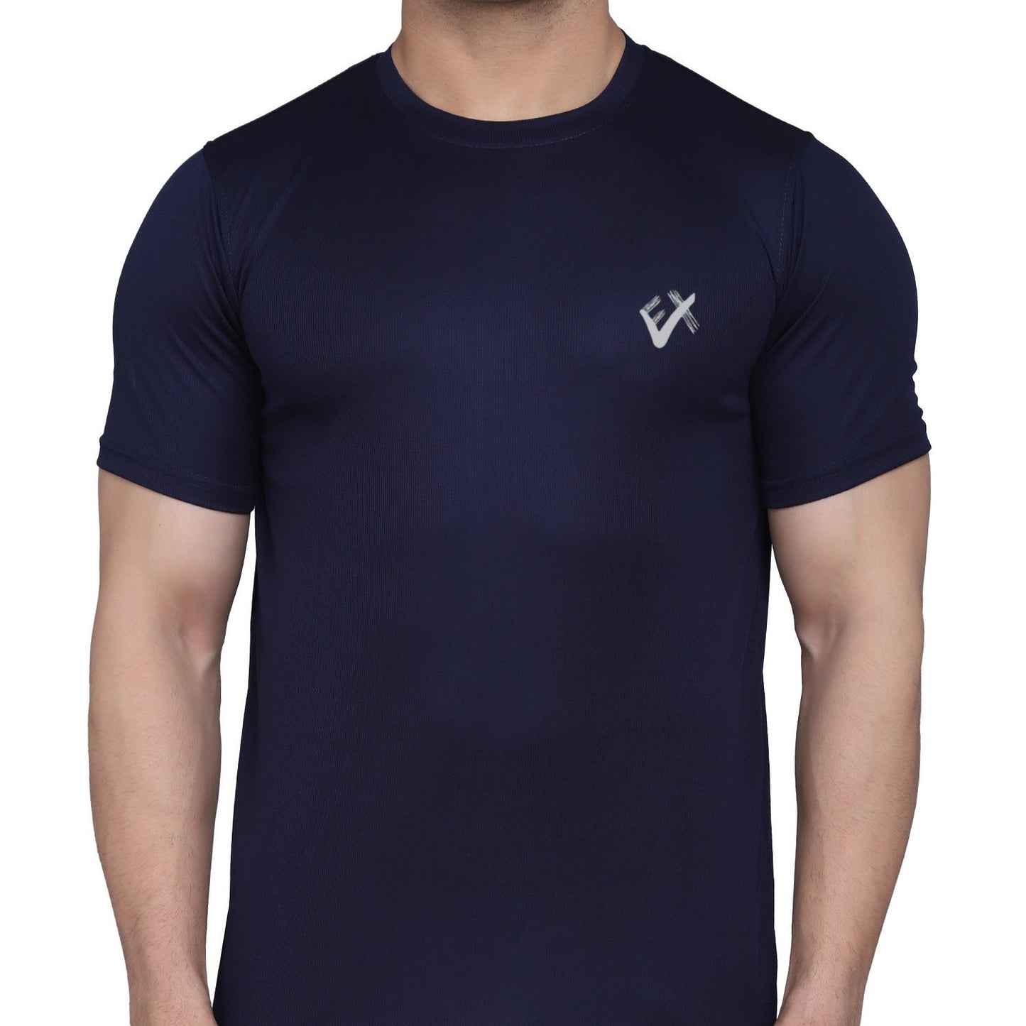 AirWeave Dot Knit Tee (Navy Blue)