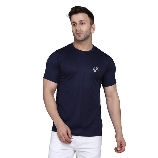 AirWeave Dot Knit Tee (Navy Blue)