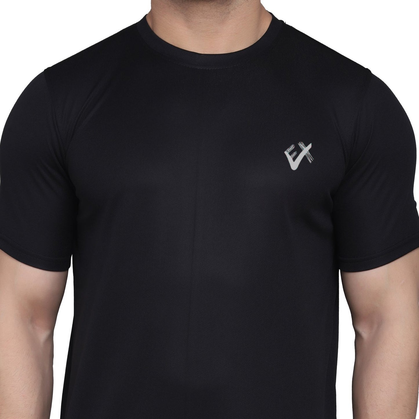 AirWeave Dot Knit Tee (Black)