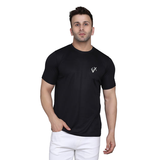 AirWeave Dot Knit Tee (Black)