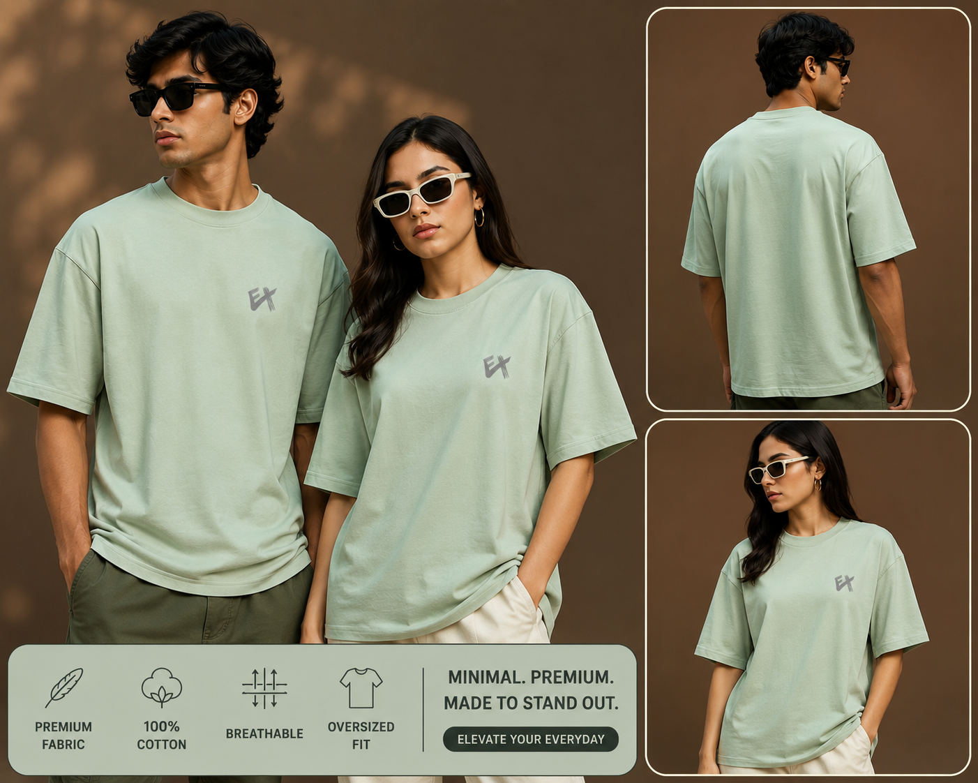 Sage Aura Oversized T-Shirt