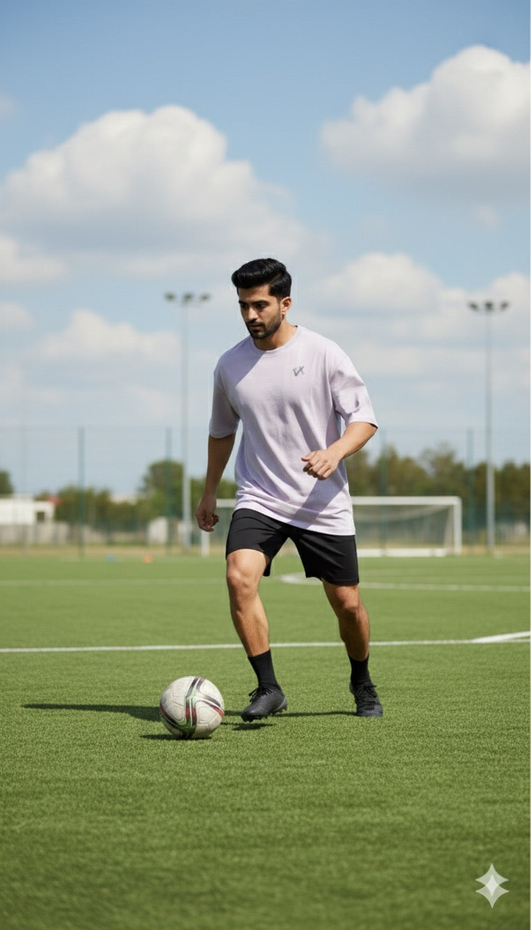Evolvex Premium Oversized Cotton T-Shirt Lavender