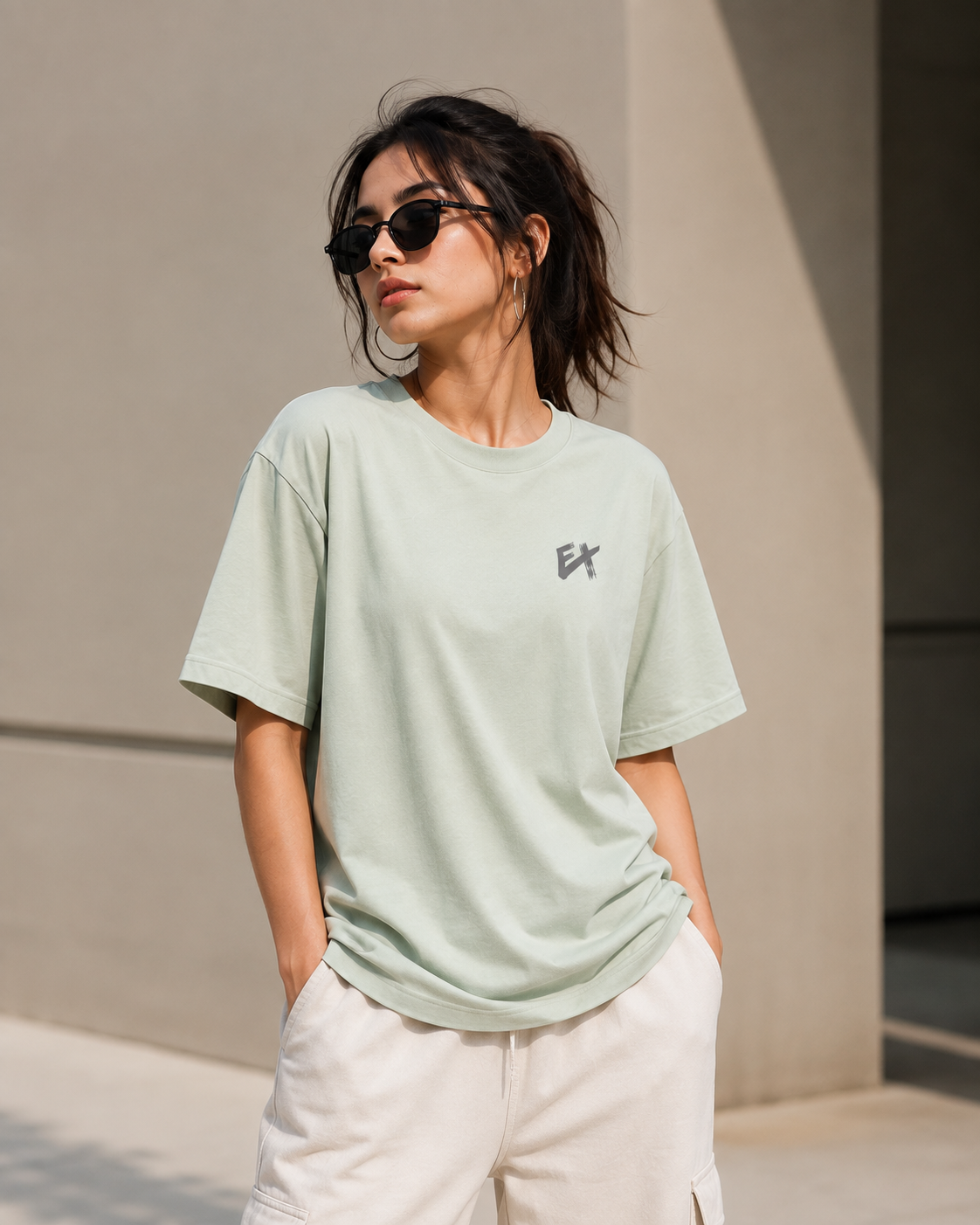 Sage Aura Oversized T-Shirt