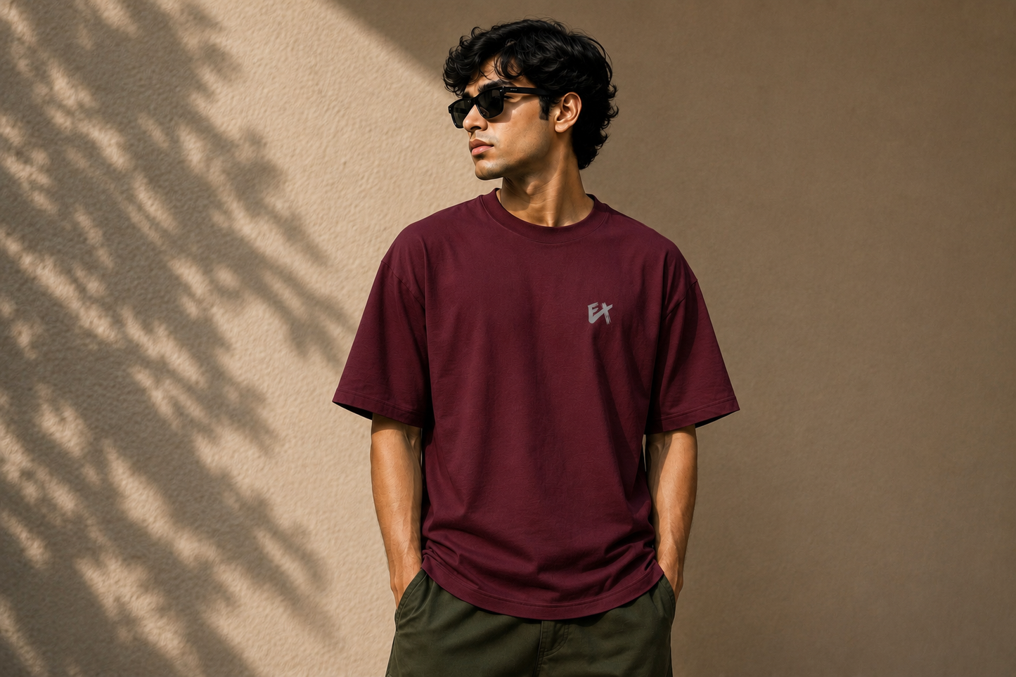 The Maroon Edit – Oversized T-Shirt