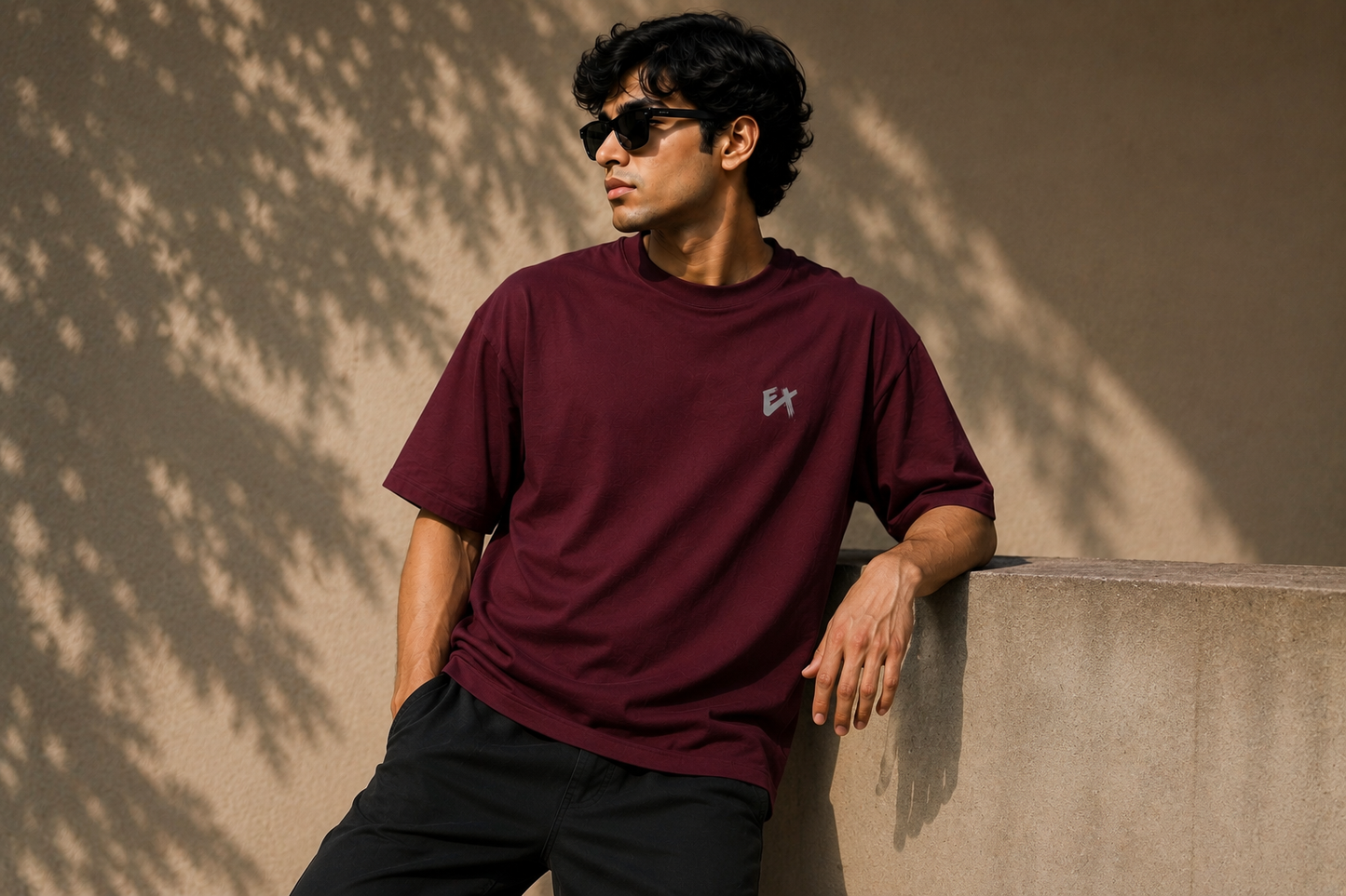 The Maroon Edit – Oversized T-Shirt