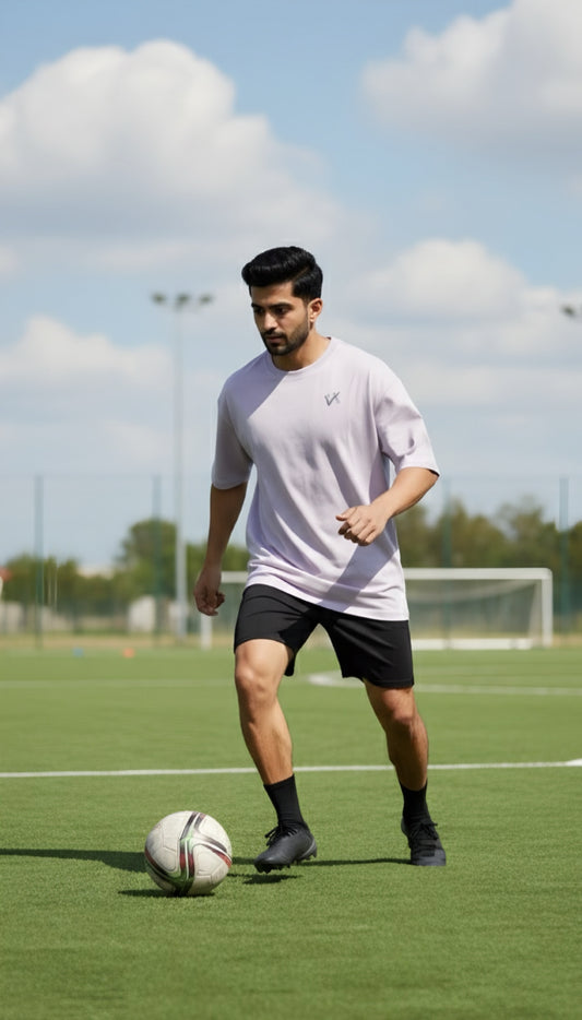 EX Premium Oversized Cotton T-shirt (Lavender)