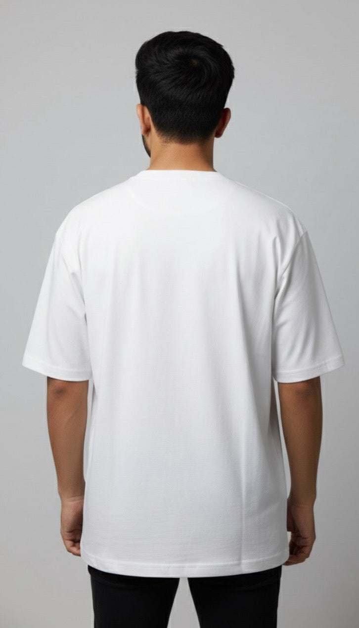 EX Premium Oversized Cotton T-shirt (White)