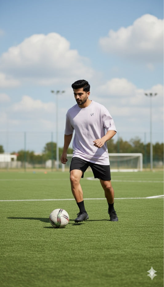 Evolvex Premium Oversized Cotton T-Shirt Lavender